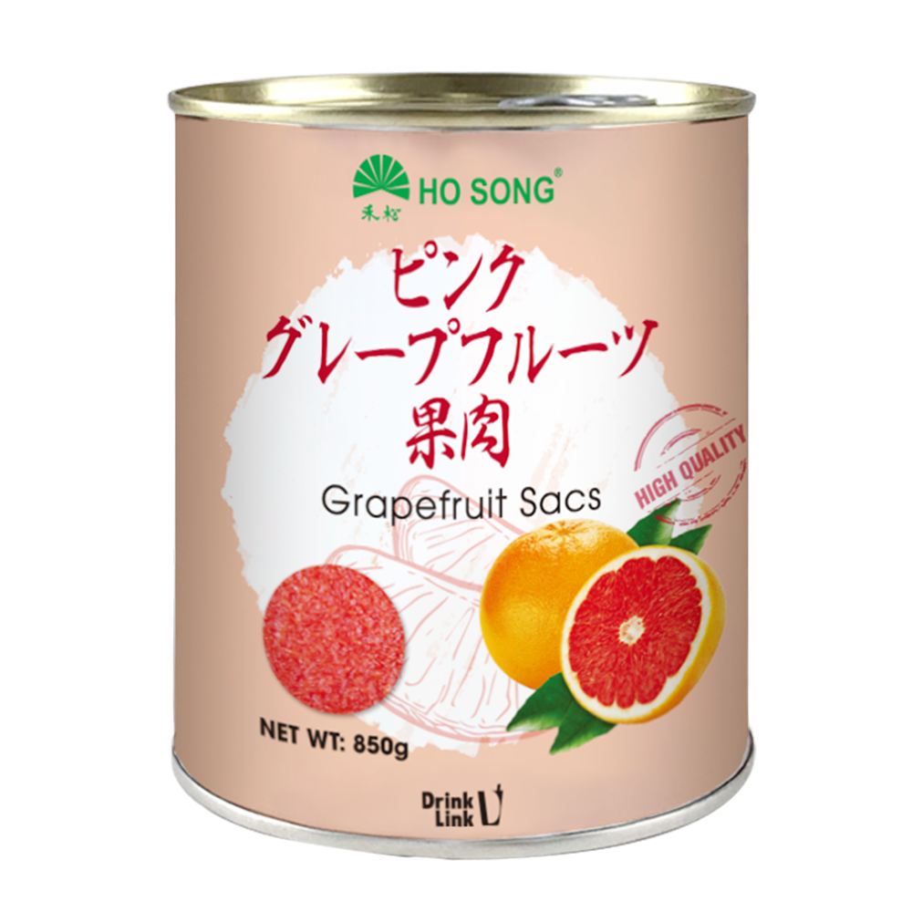 ピンクグレープフルーツ果肉缶詰 850g (缶売り)